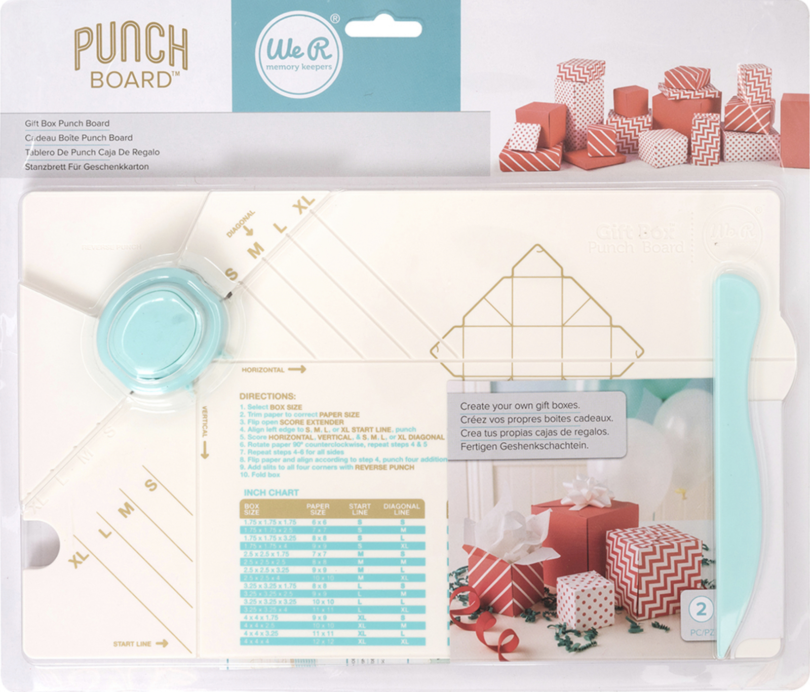 We R Memory Keepers Gift Box Board Punch