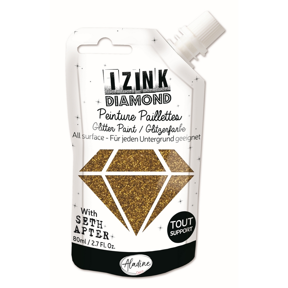 Izink Diamond Paint - Golden Bronze 80ml