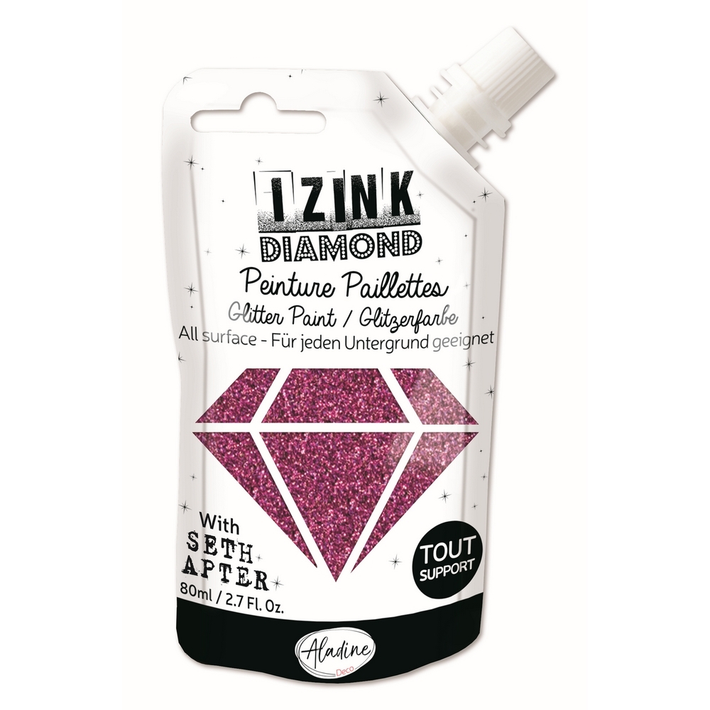 Izink Diamond Paint - Rose Eggplant 80ml