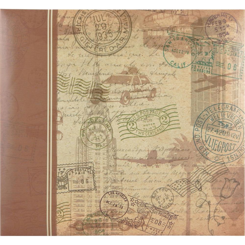 MBI Post Bound Album 12"X12" - Postmark Travel
