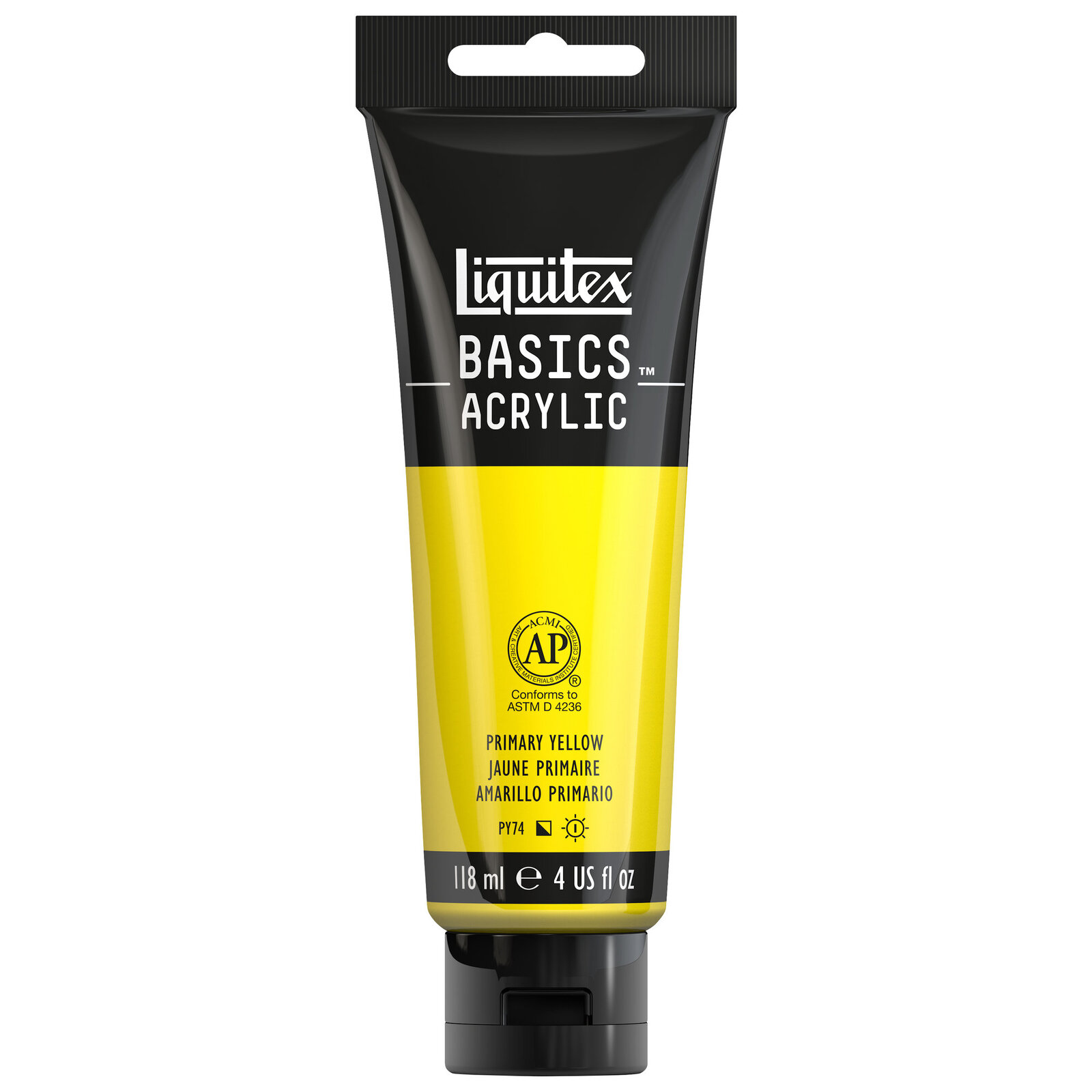 Liquitex Basics Acrylic - 118ml - Primary Yellow