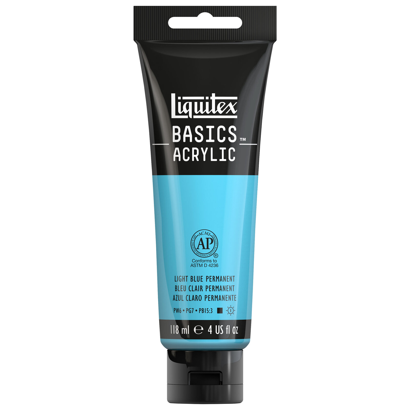 Liquitex Basics Acrylic - 118ml - Light Blue Permanent