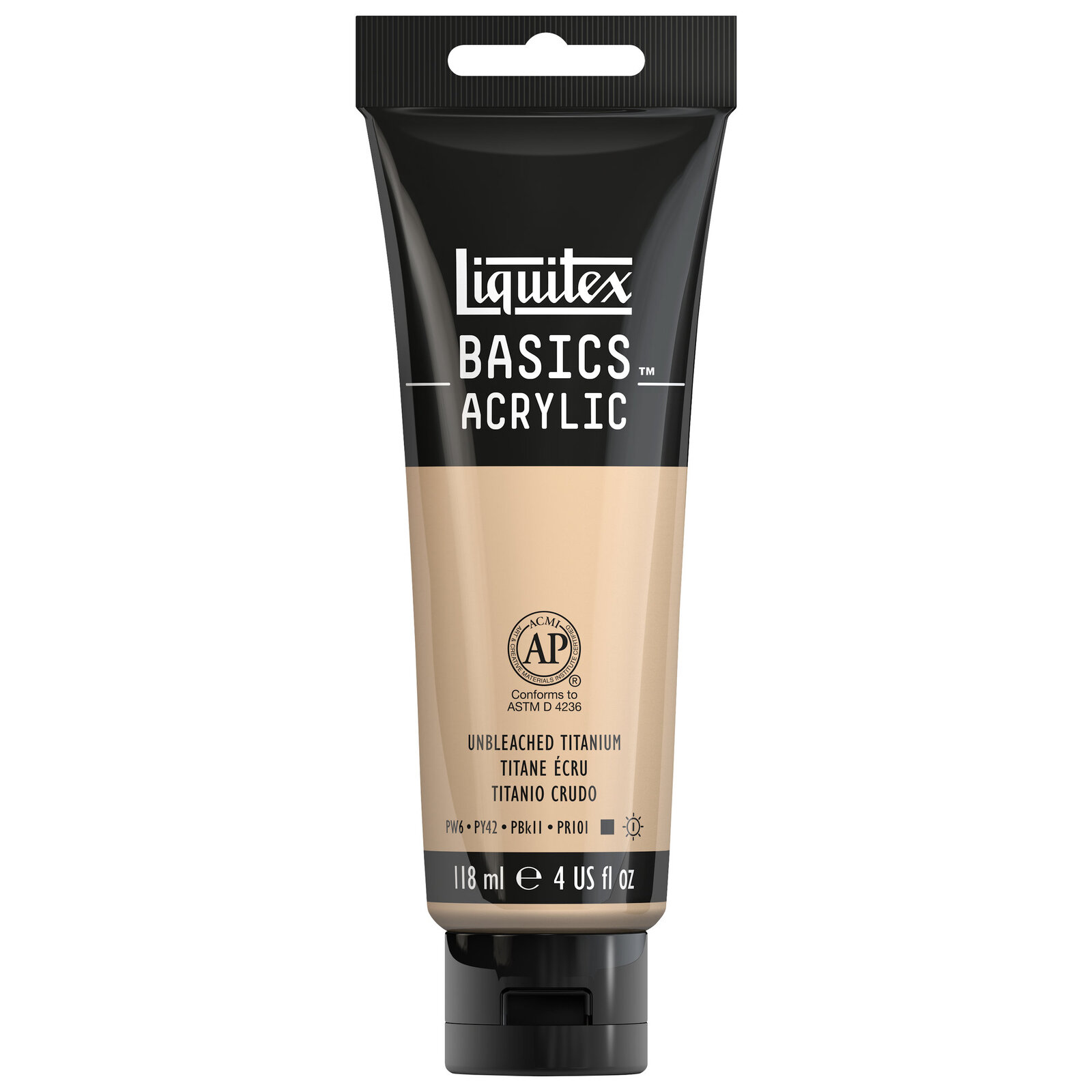 Liquitex Basics Acrylic - 118ml - Unbleached Titanium