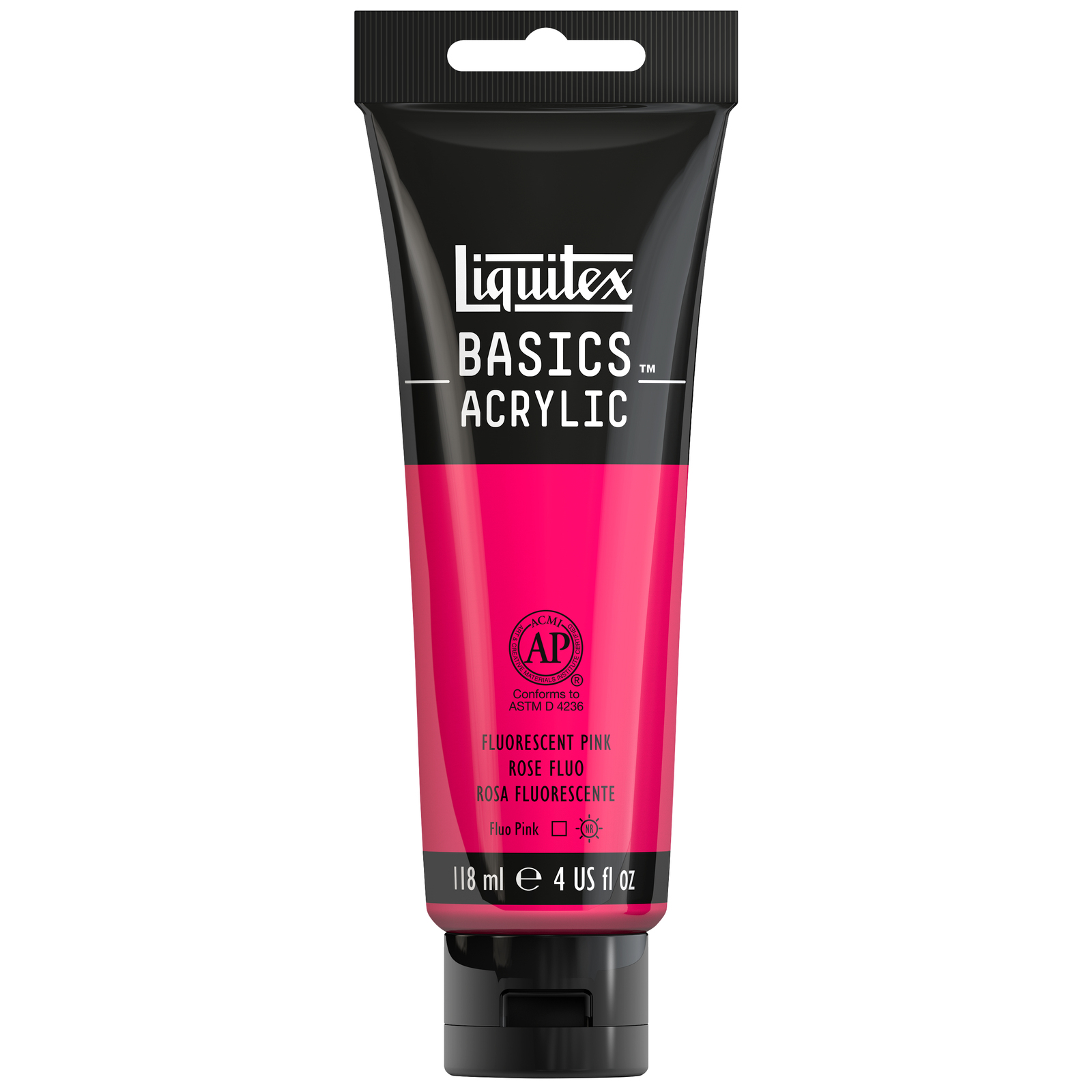 Liquitex Basics Acrylic - 118ml - Fluorescent Pink