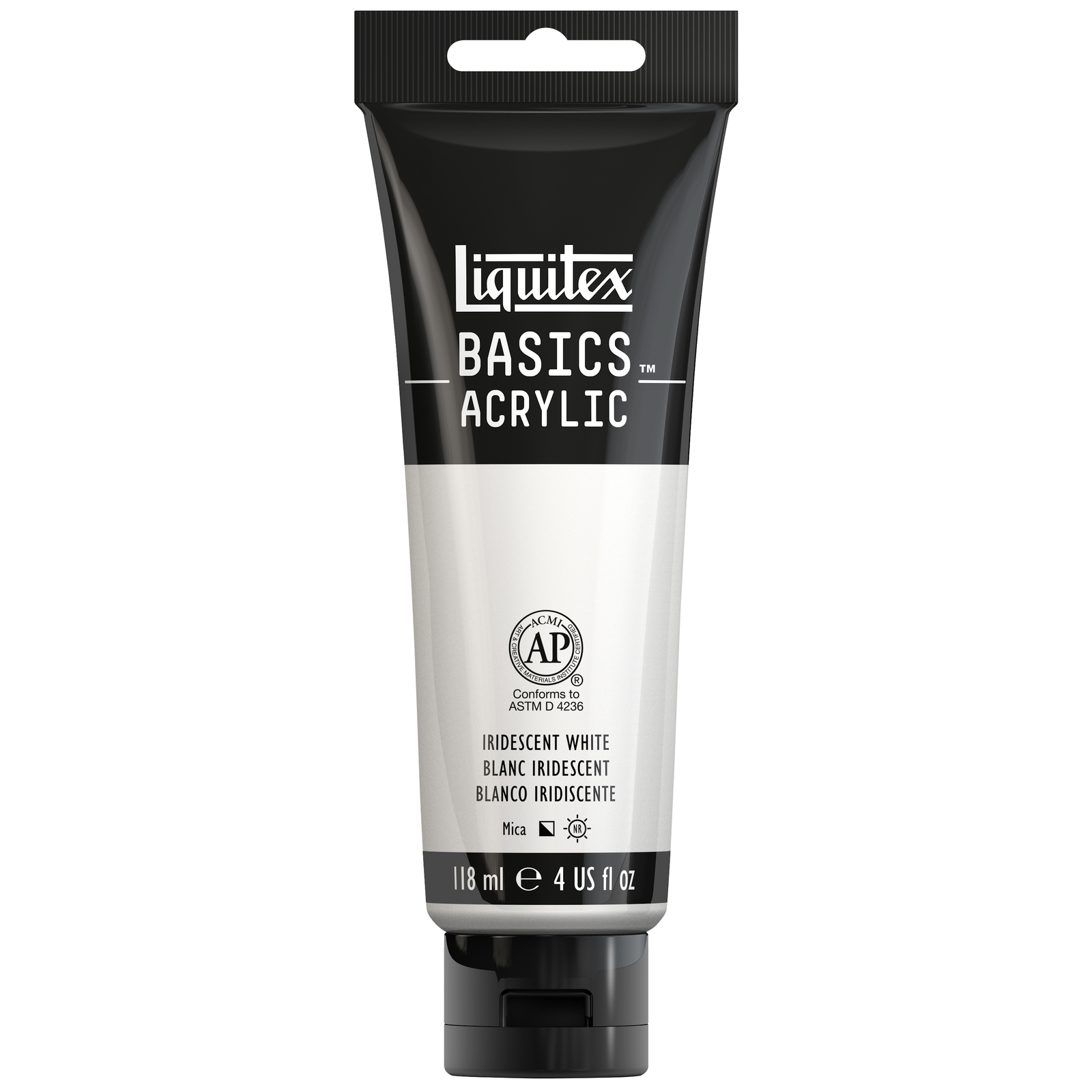 Liquitex Basics Acrylic - 118ml - Iridescent White