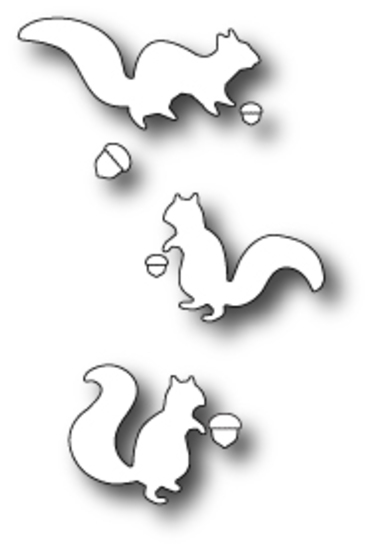 Memory Box Die Playful Squirrels 99382 