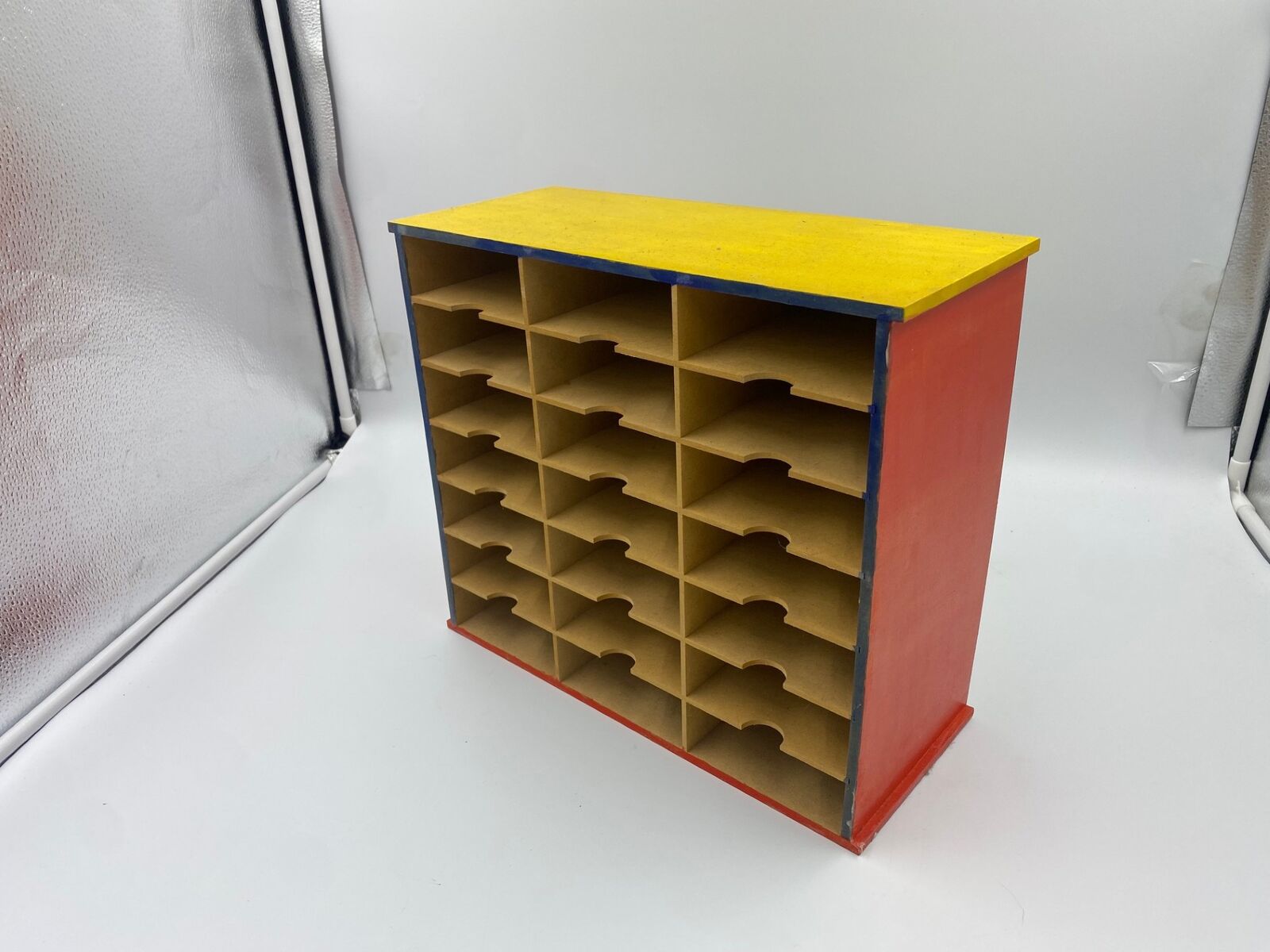 Pre-Painted Punch Storage Rack Unit Holds 21 Slimline Punches