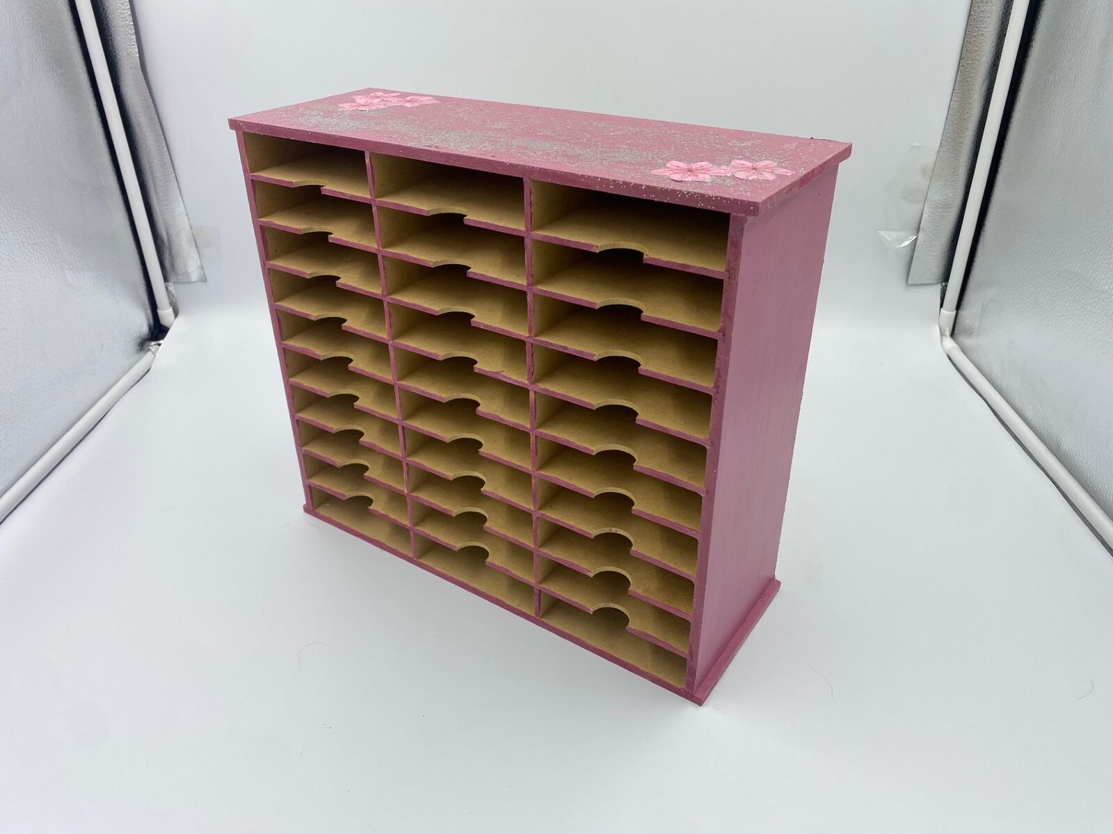Pre-Painted Large Stamp Pad Storage Rack Unit Holds 30 Stampin' Up Ink Pads