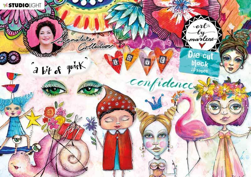 Studio Light Die Cut Card Toppers A5 Art By Marlene 20 Sheets