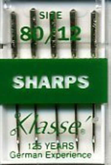 Klasse Sharps Size 80/12 