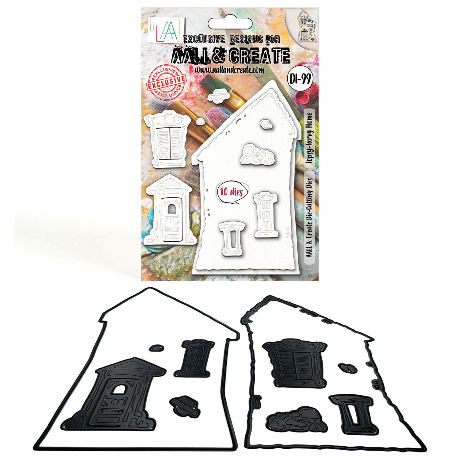 AALL & Create Cutting Dies - Tipsy-Turvy Home