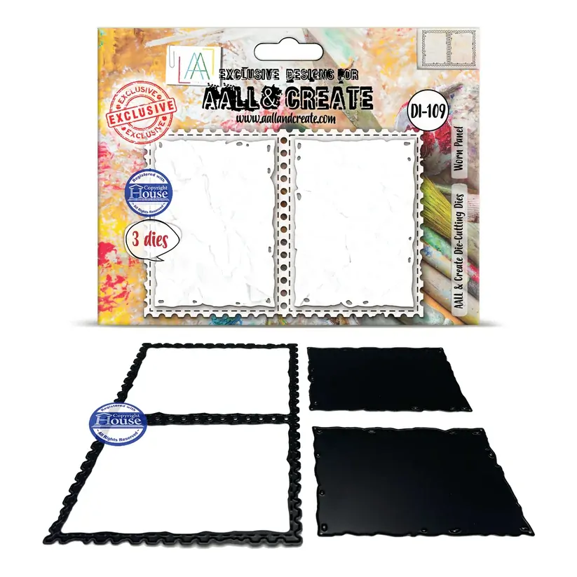 AALL & Create Cutting Dies - Worn Panel