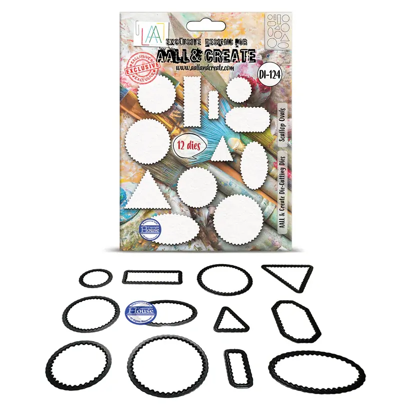 AALL & Create Cutting Dies - Scallop Ovals