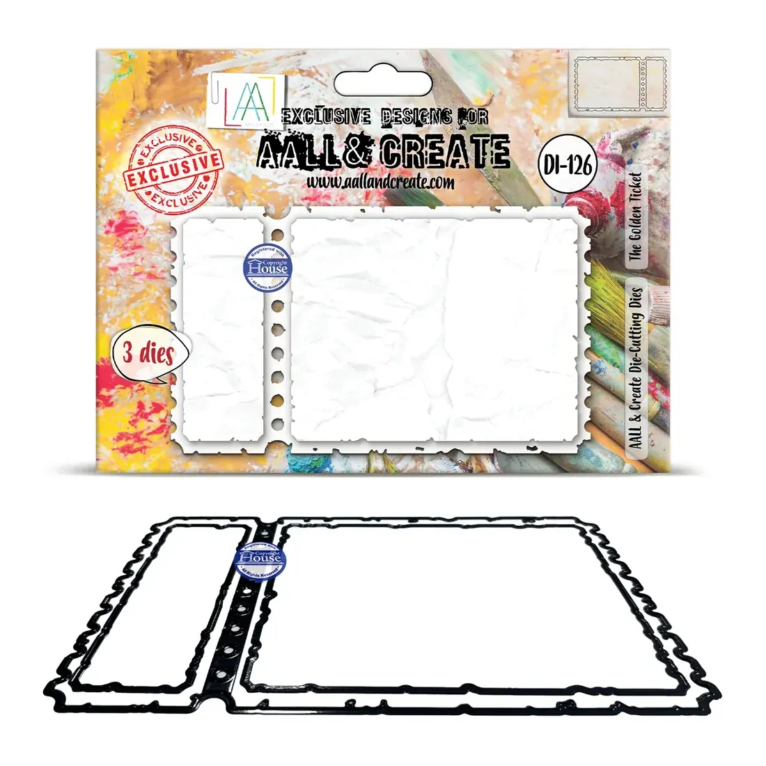 AALL & Create Cutting Dies - The Golden Ticket