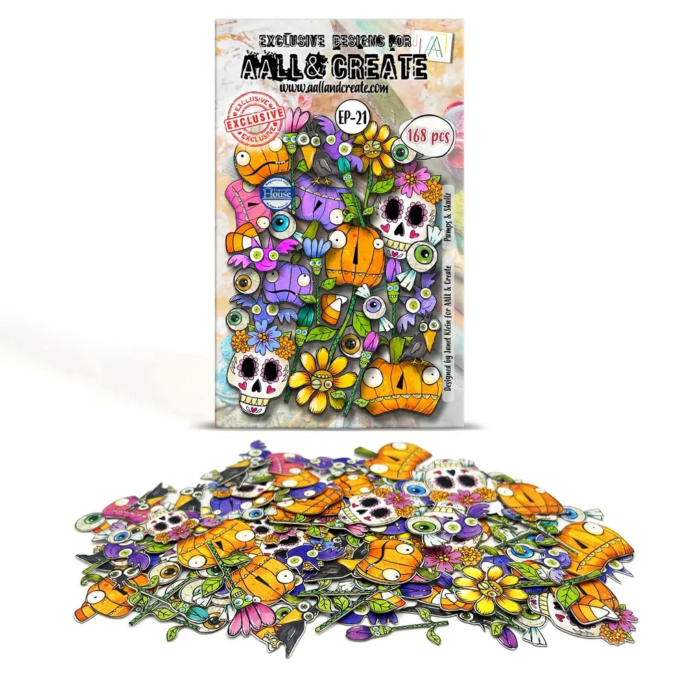 AALL & Create Ephemera Die Cuts - Pumps & Skullz