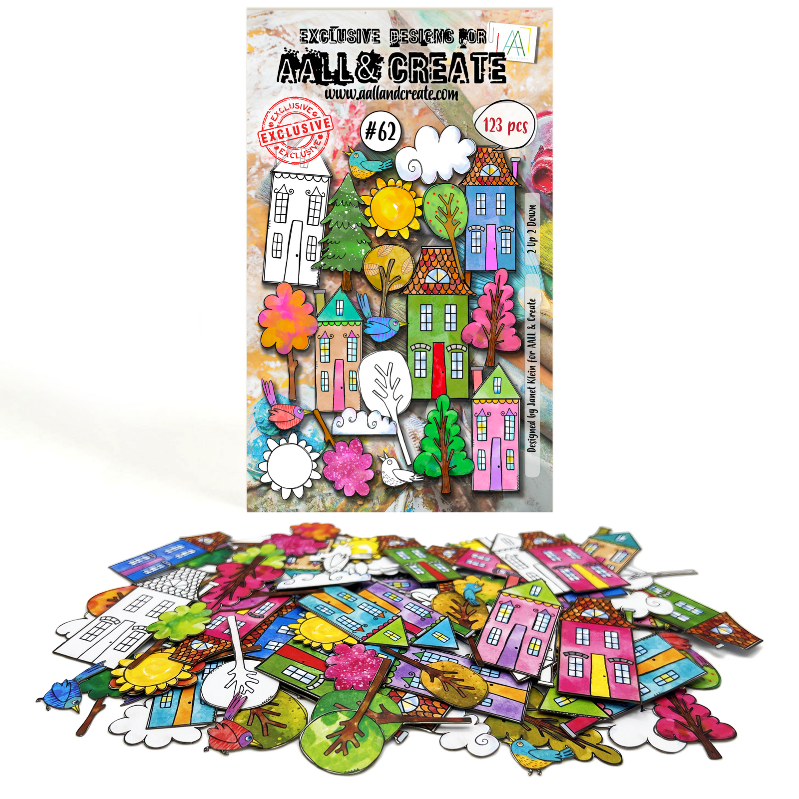 AALL & Create Ephemera Die Cuts - 2 Up 2 Down