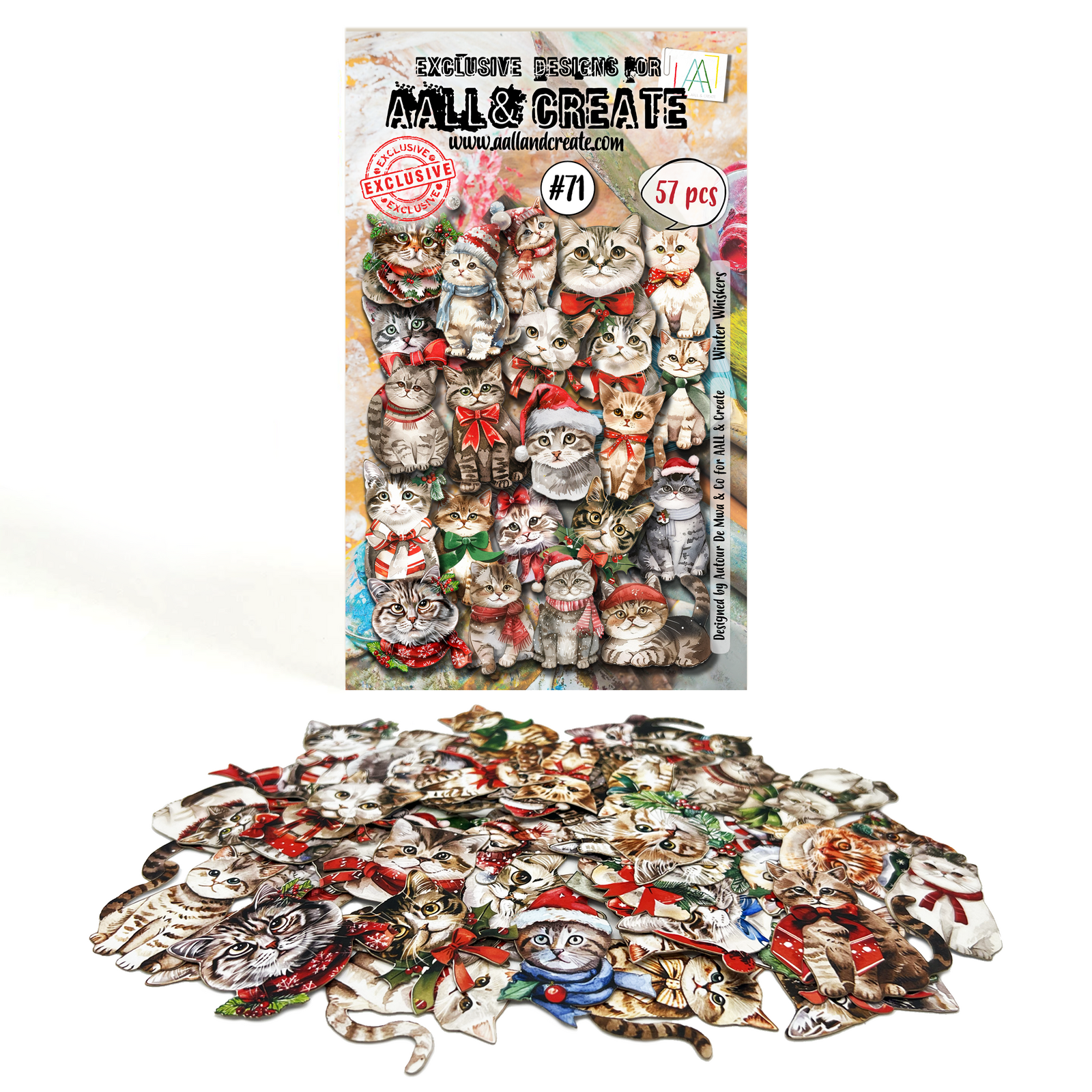 AALL & Create Ephemera Die Cuts - Winter Whiskers
