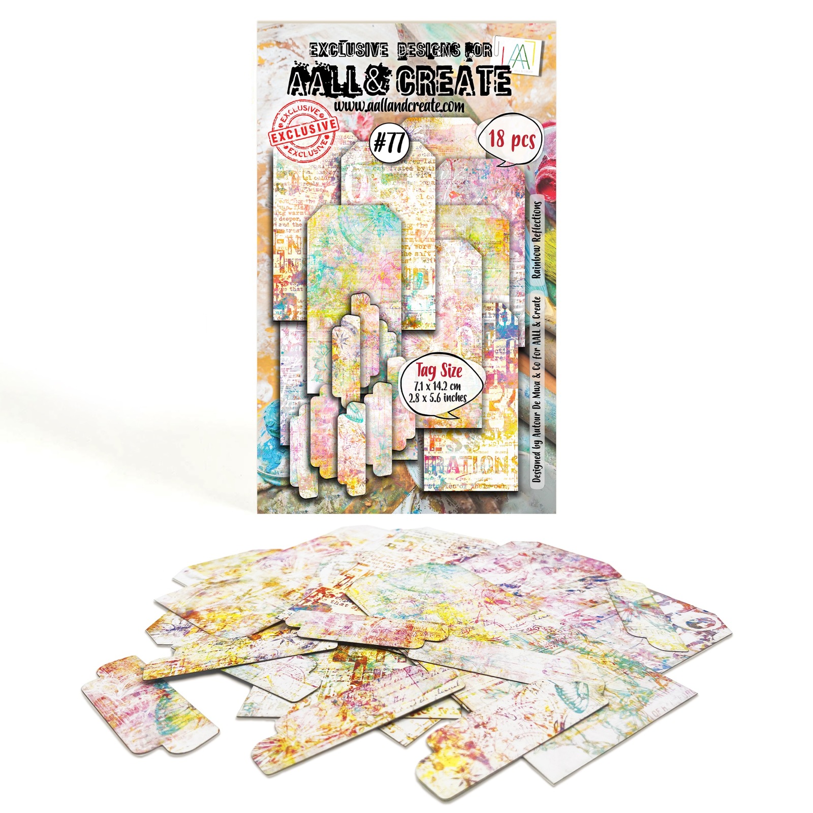AALL & Create Ephemera Die Cuts - Rainbow Reflections