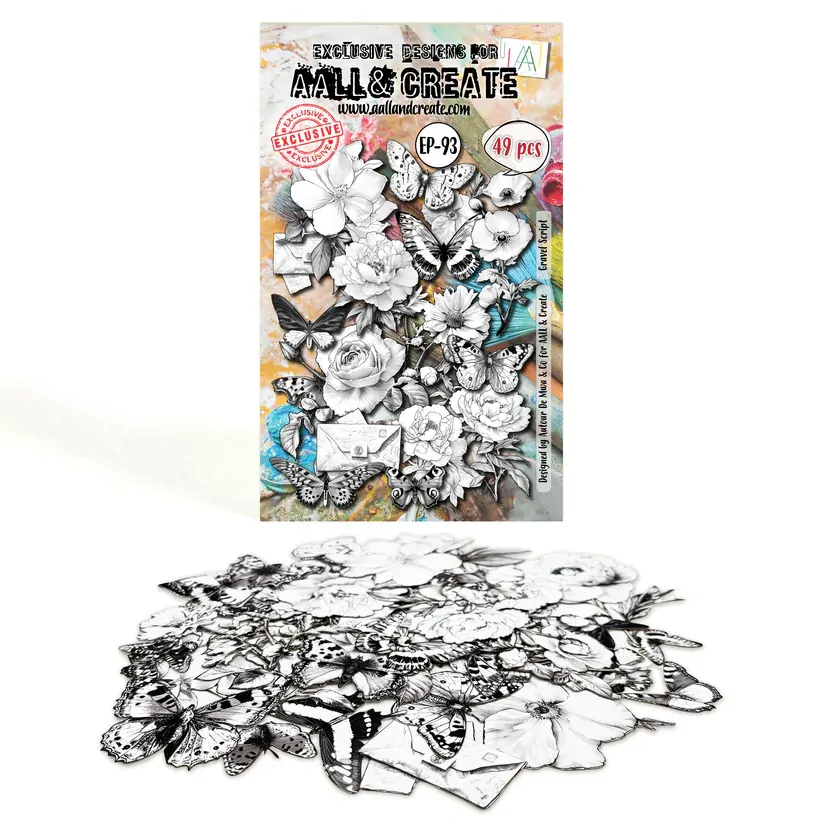 AALL & Create Ephemera Die Cuts - Gravel Script