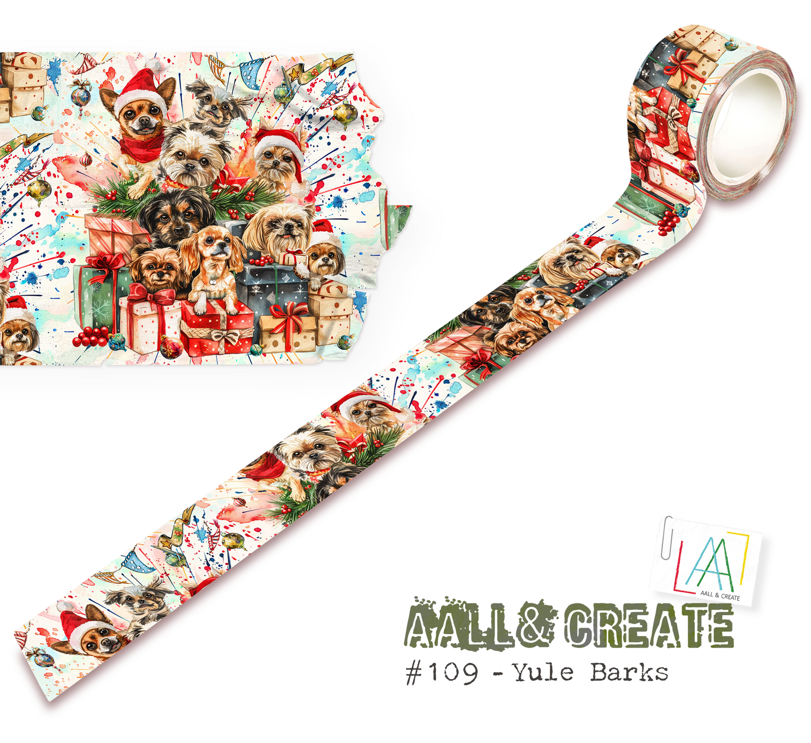 AALL & Create Washi Tape - Yule Barks