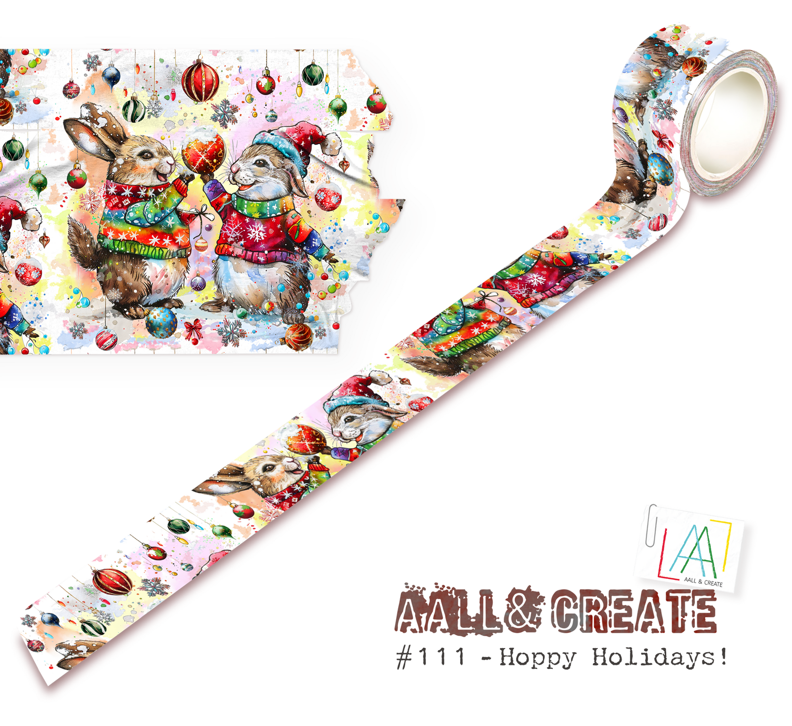AALL & Create Washi Tape - Hoppy Holidays