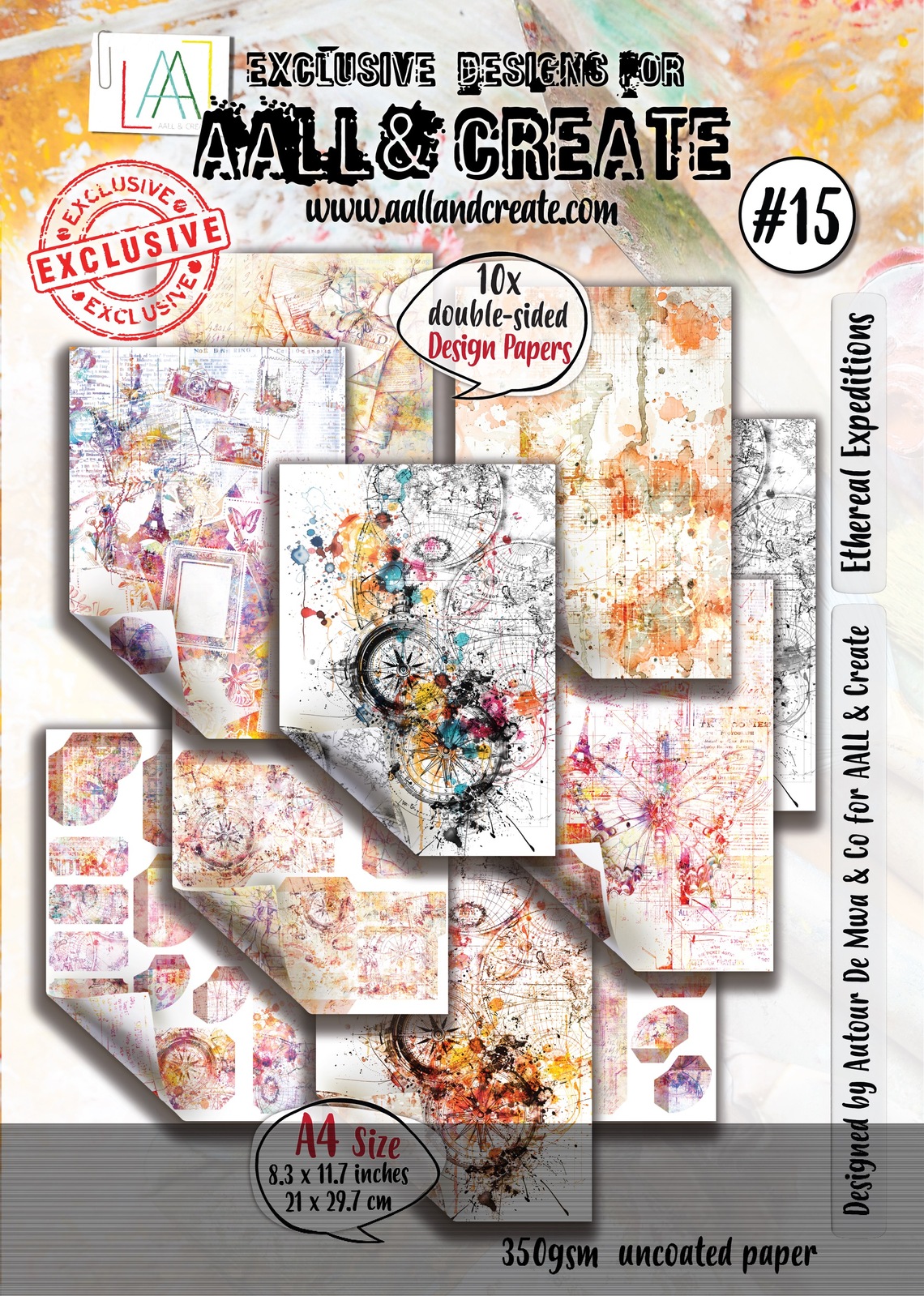 AALL & Create Ethereal Expeditions A4 Paper Pack - 10 Sheets