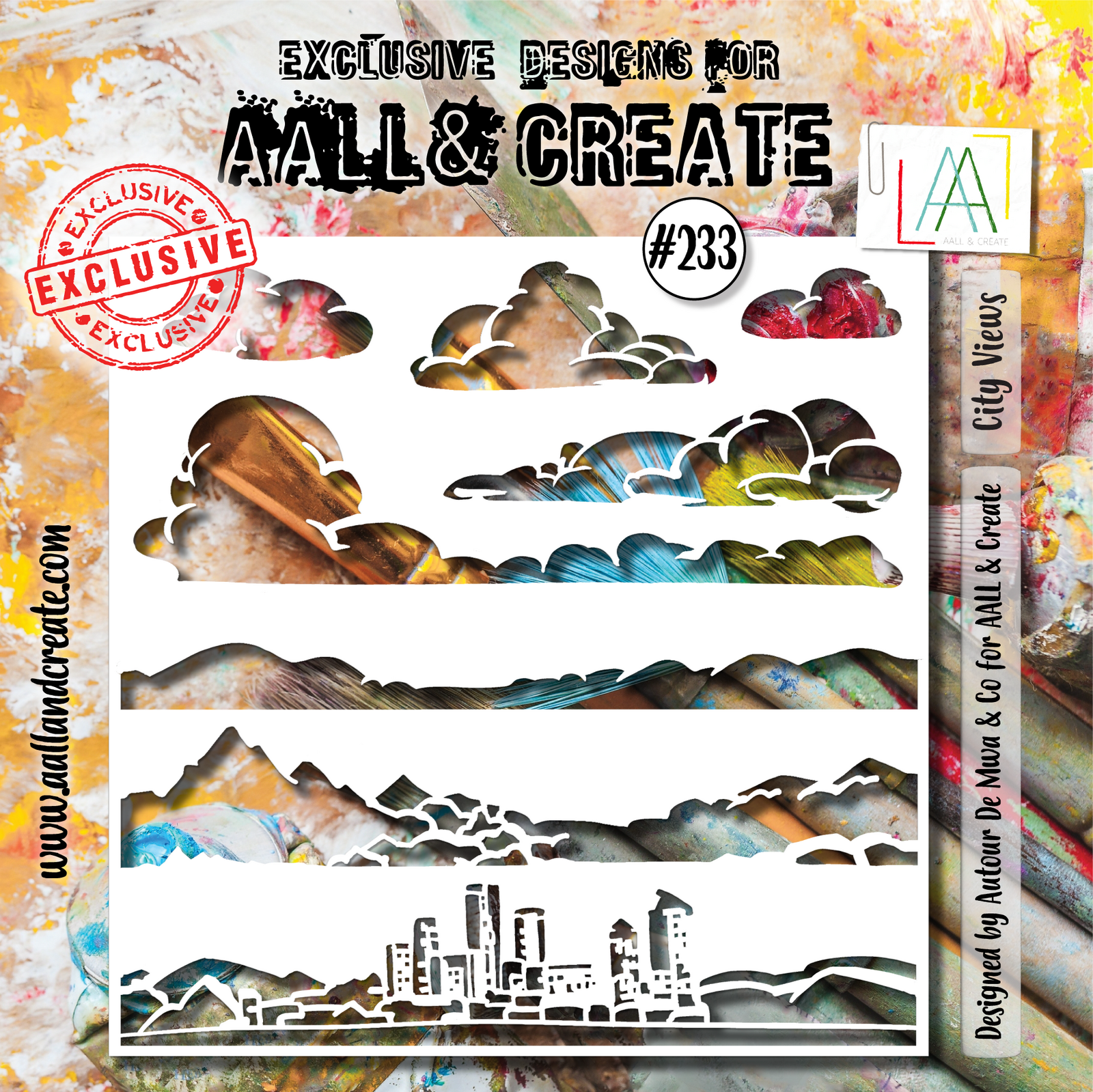 AALL & Create Stencil - City Views