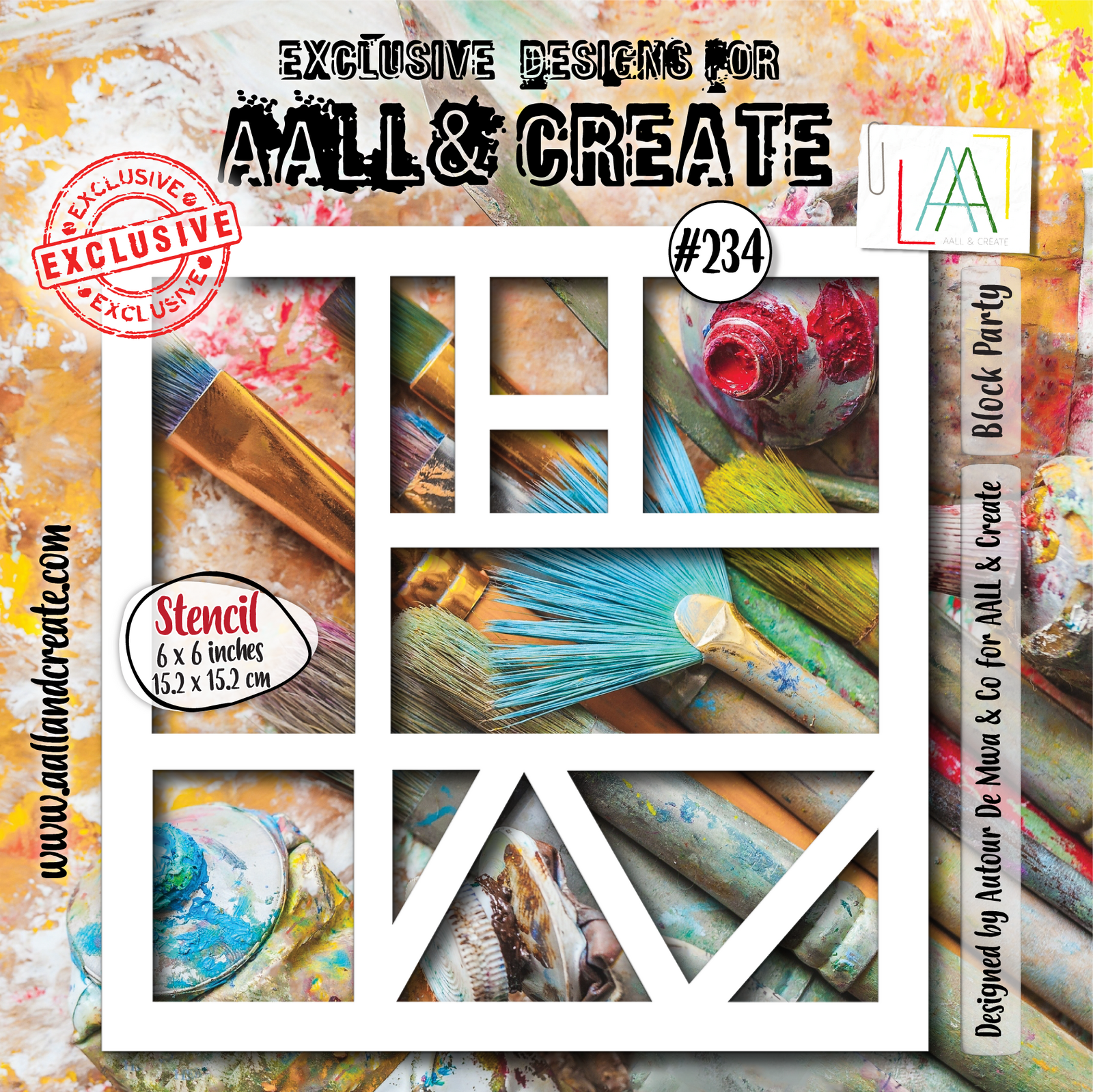 AALL & Create Stencil - Block Party