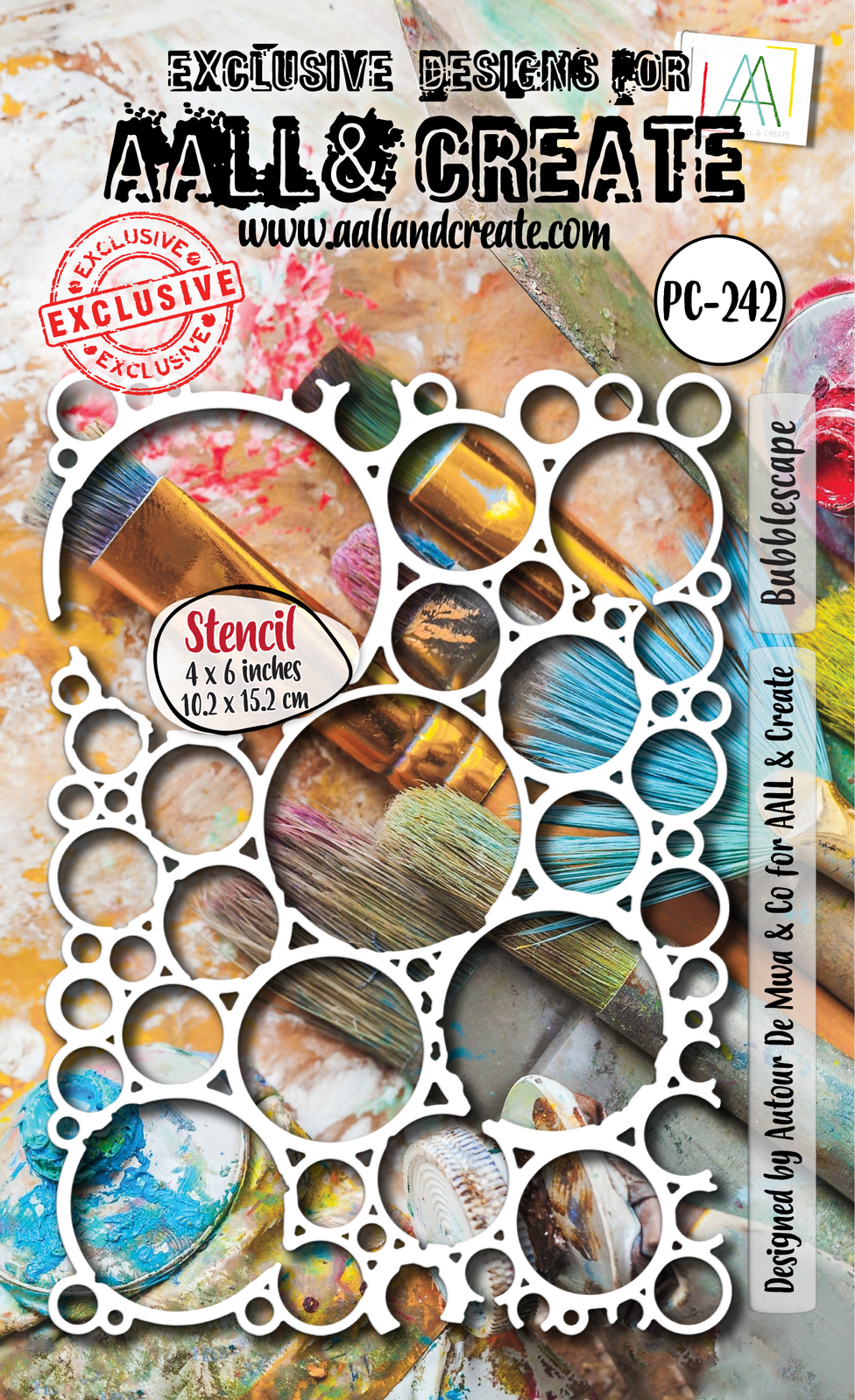AALL & Create Stencil - Bubblescape
