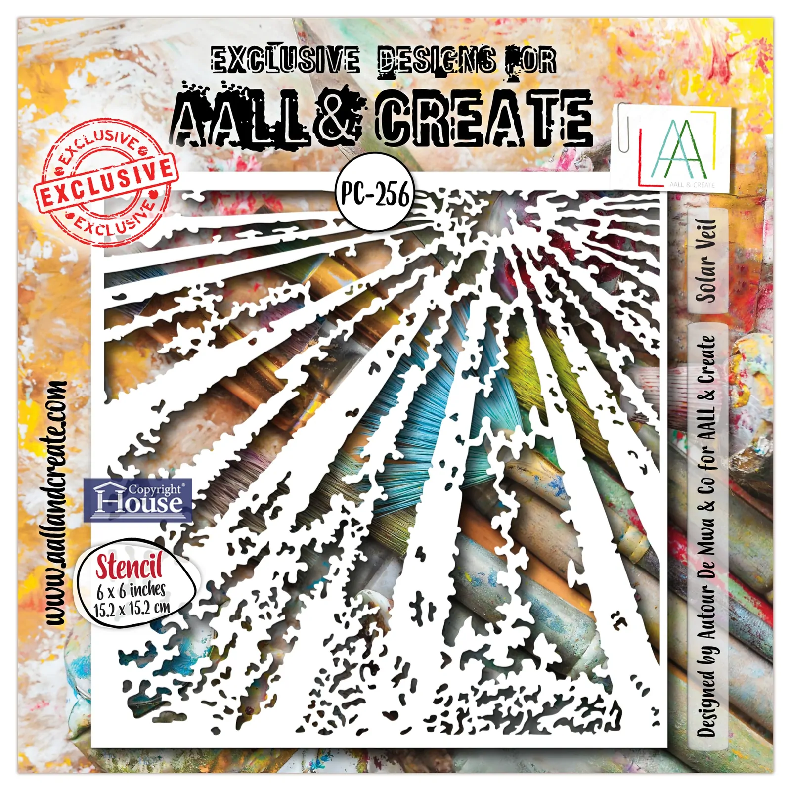 AALL & Create Stencil - Solar Veil