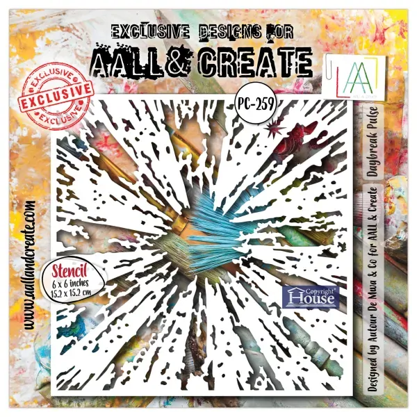AALL & Create Stencil - Daybreak Pulse