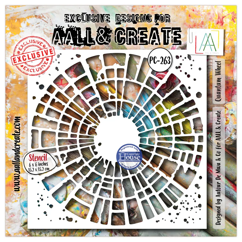 AALL & Create Stencil - Quantum Wheet