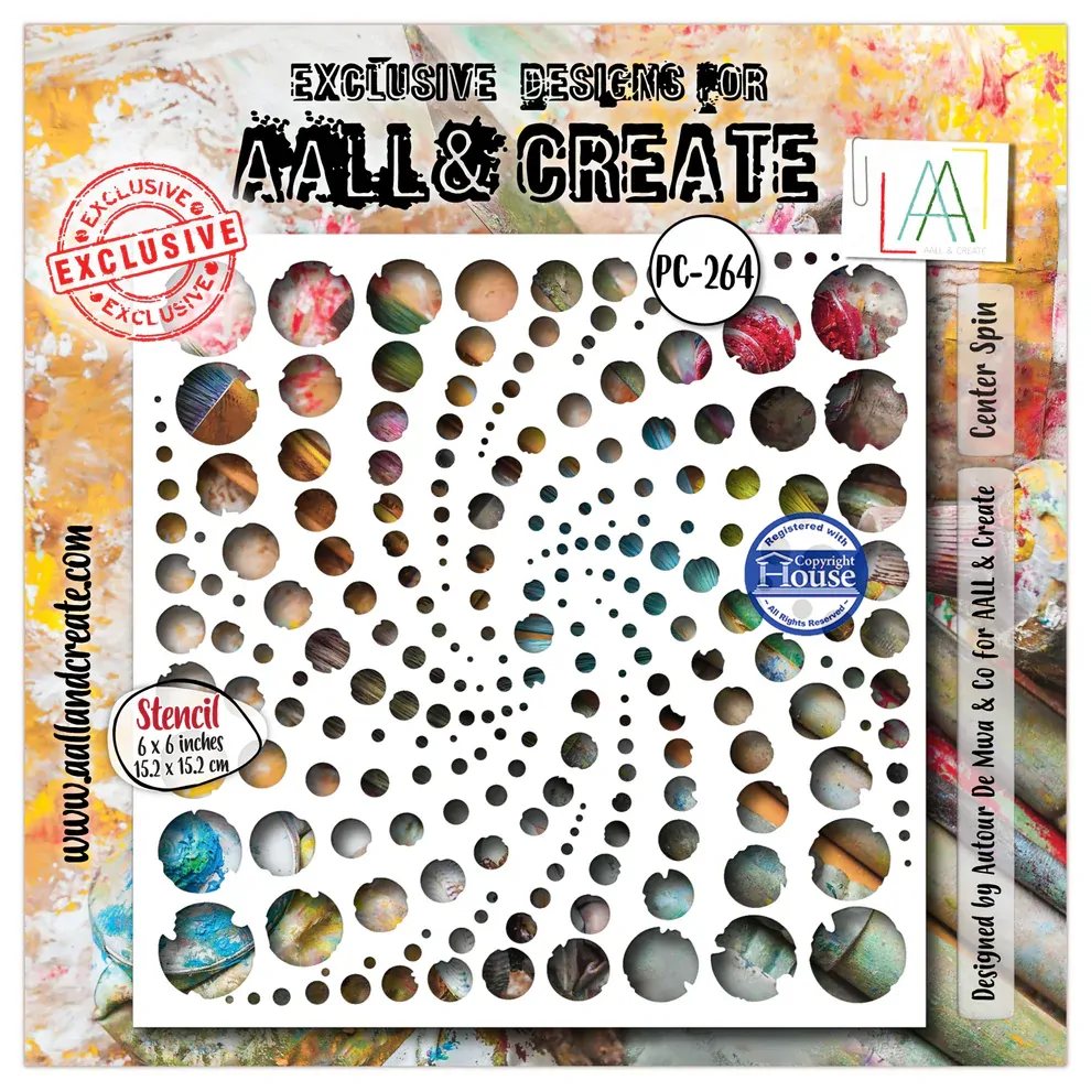 AALL & Create Stencil - Center Spin