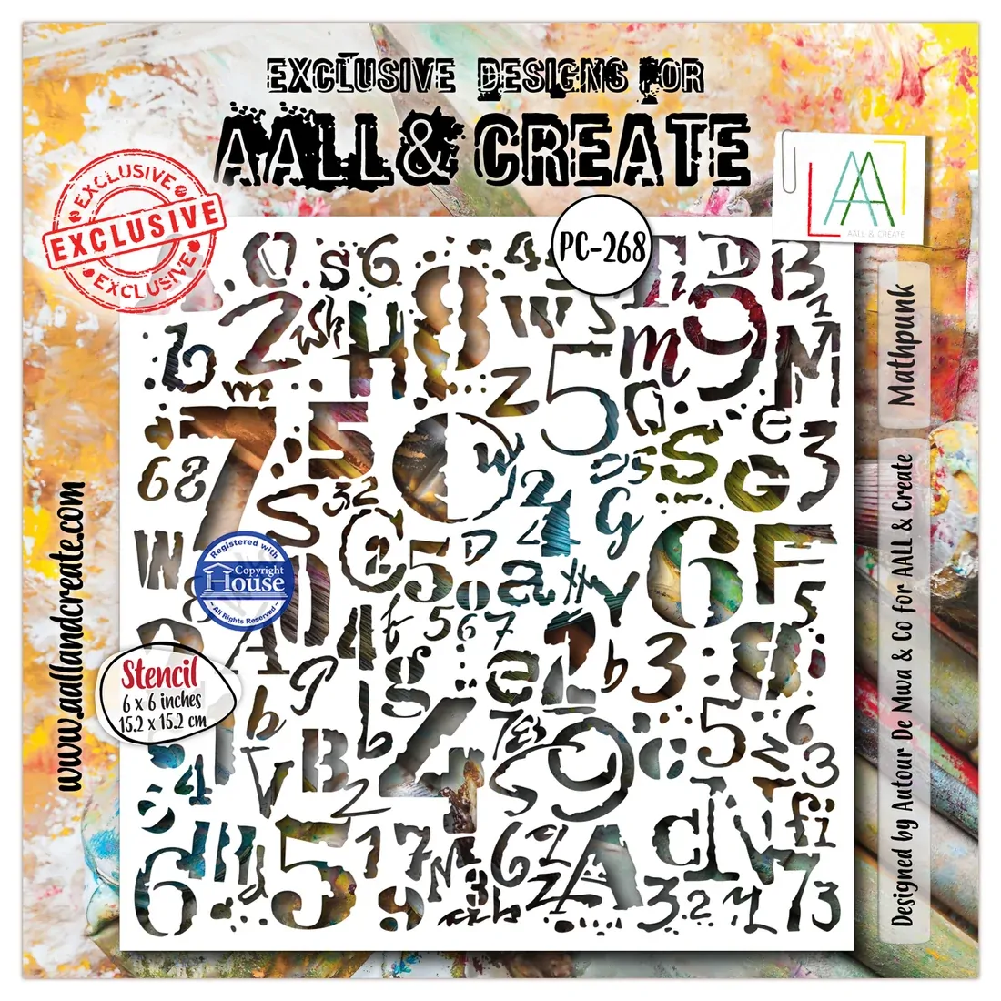AALL & Create Stencil - Mathpunk