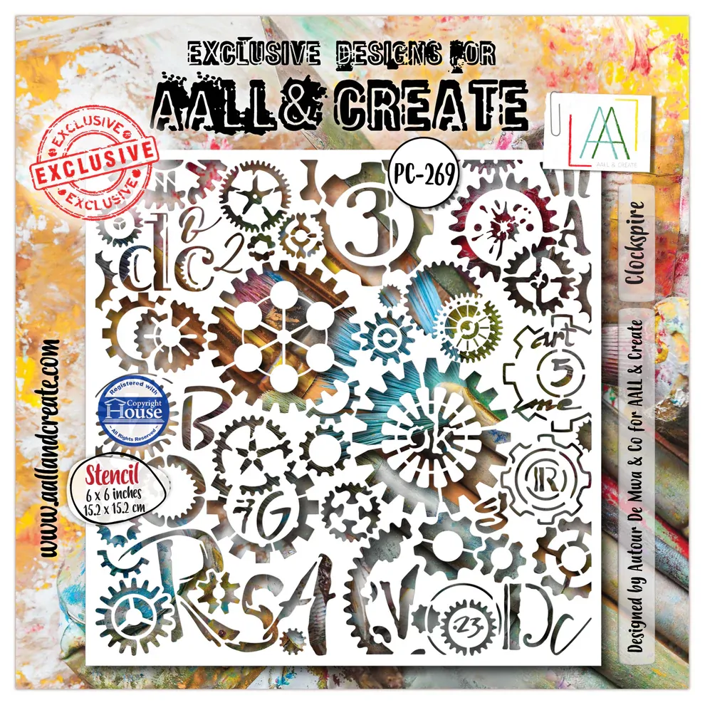 AALL & Create Stencil - Clockspire