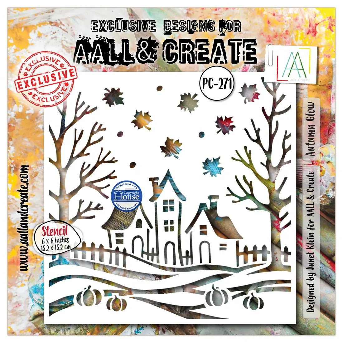 AALL & Create Stencil - Autumn Glow