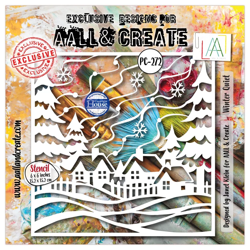 AALL & Create Stencil - Winter Quiet