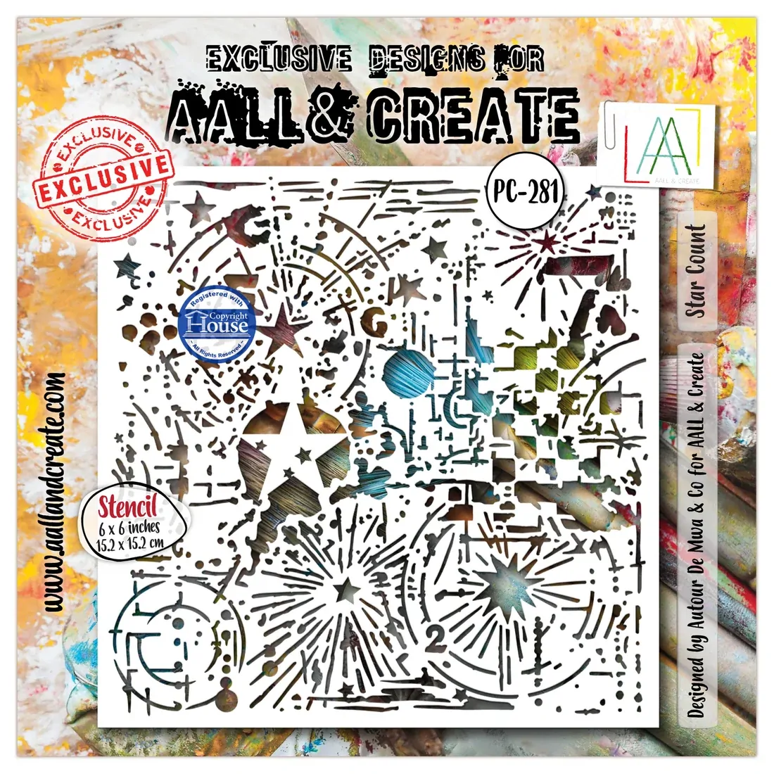 AALL & Create Stencil - Star Count