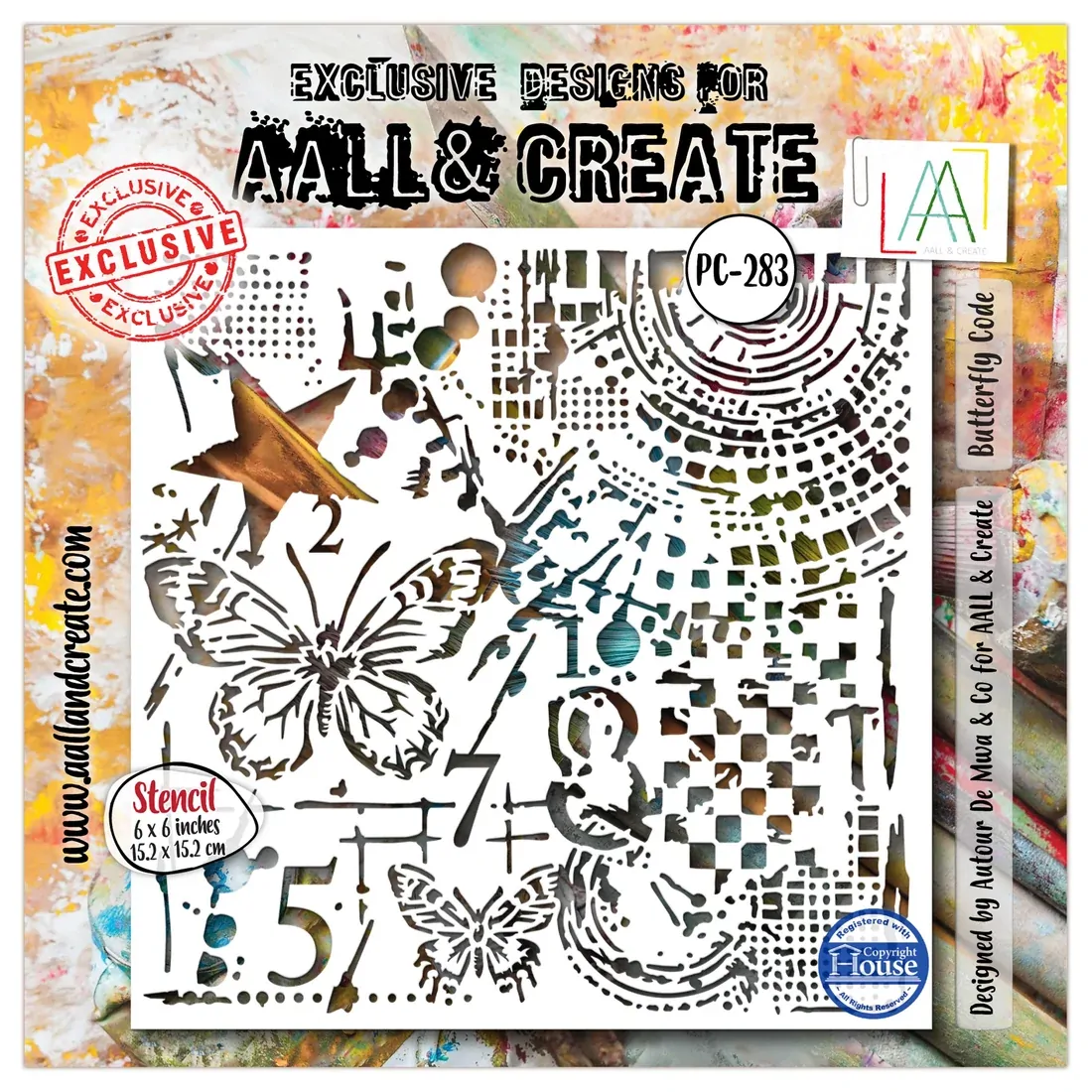 AALL & Create Stencil - Butterfly Code