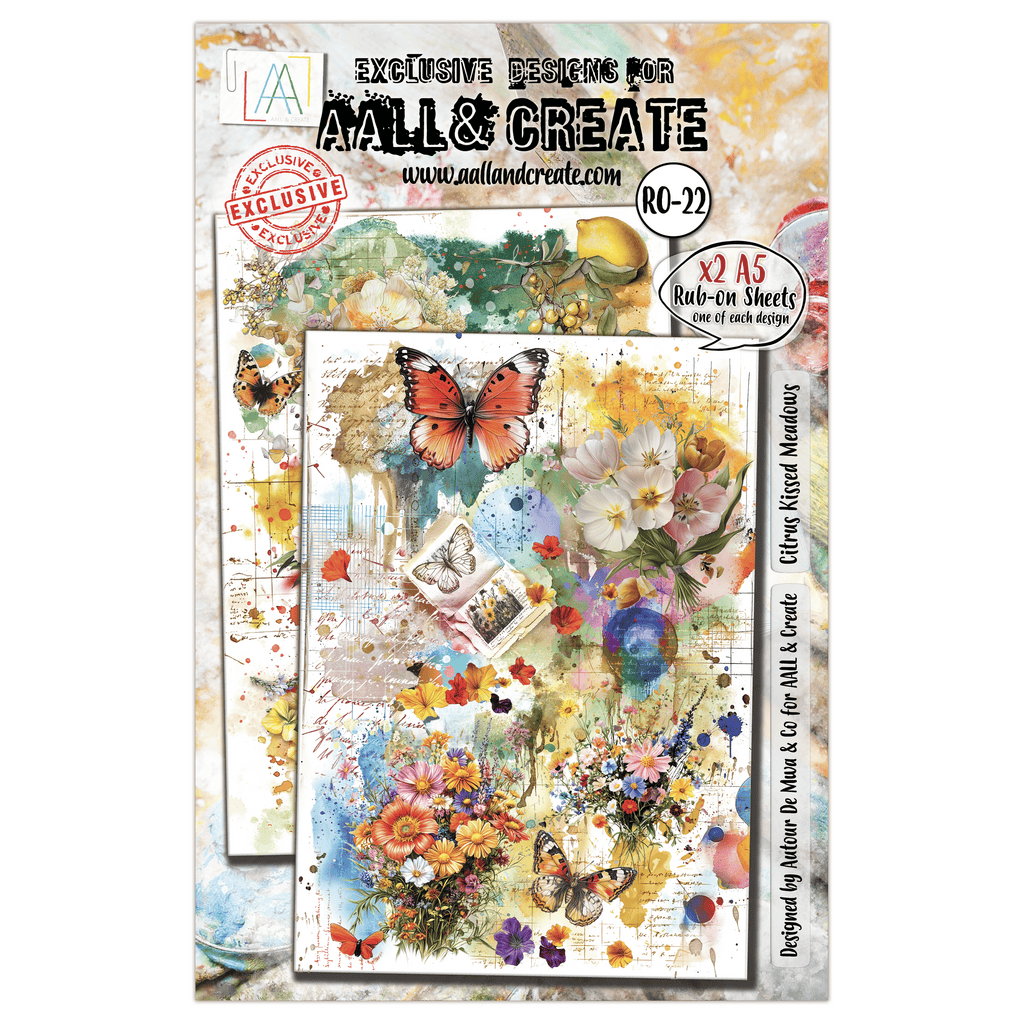 AALL & Create Rub-Ons - Citrus Kissed Meadows