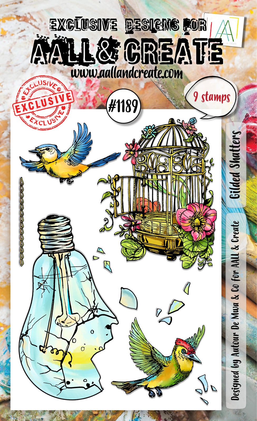 AALL & Create Stamp Set - Gilded Shatters