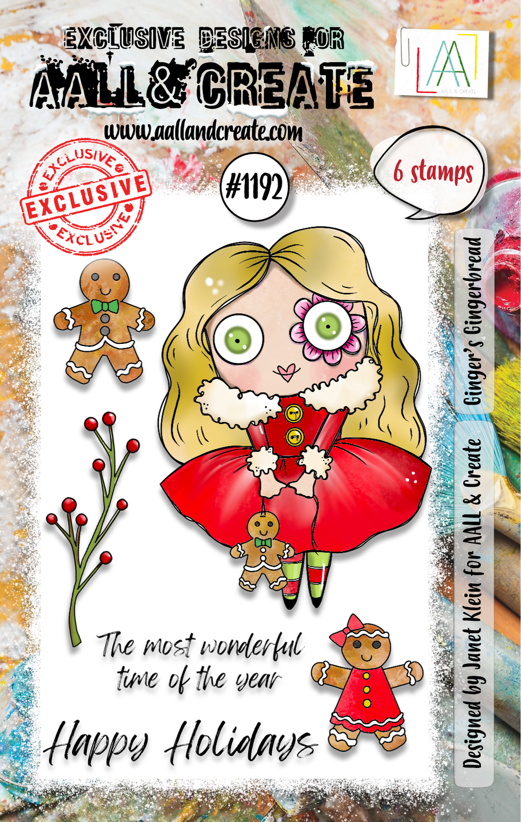 AALL & Create Stamp Set - Ginger’s Gingerbread