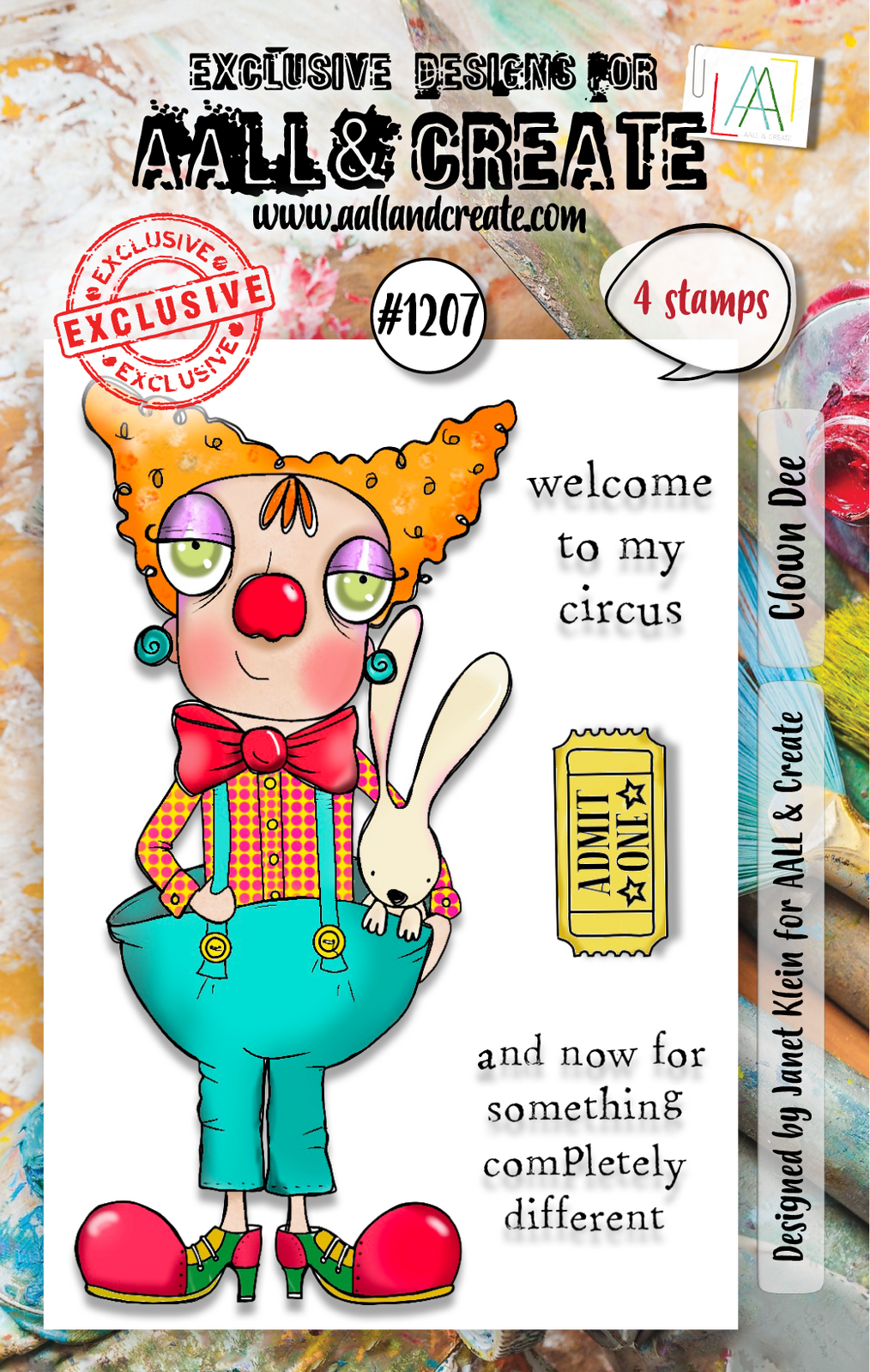 AALL & Create Stamp Set - Clown Dee