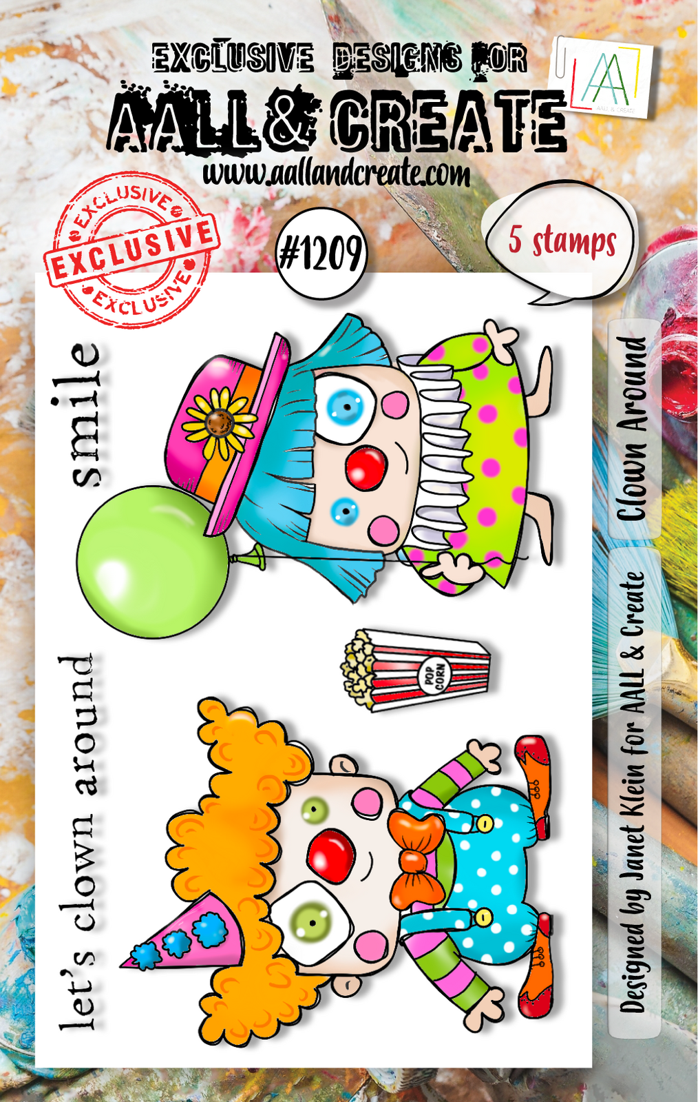 AALL & Create Stamp Set - Clown Around