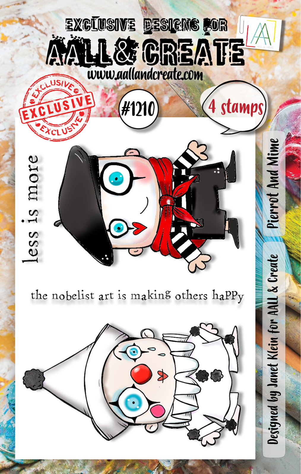 AALL & Create Stamp Set - Pierrot and Mime