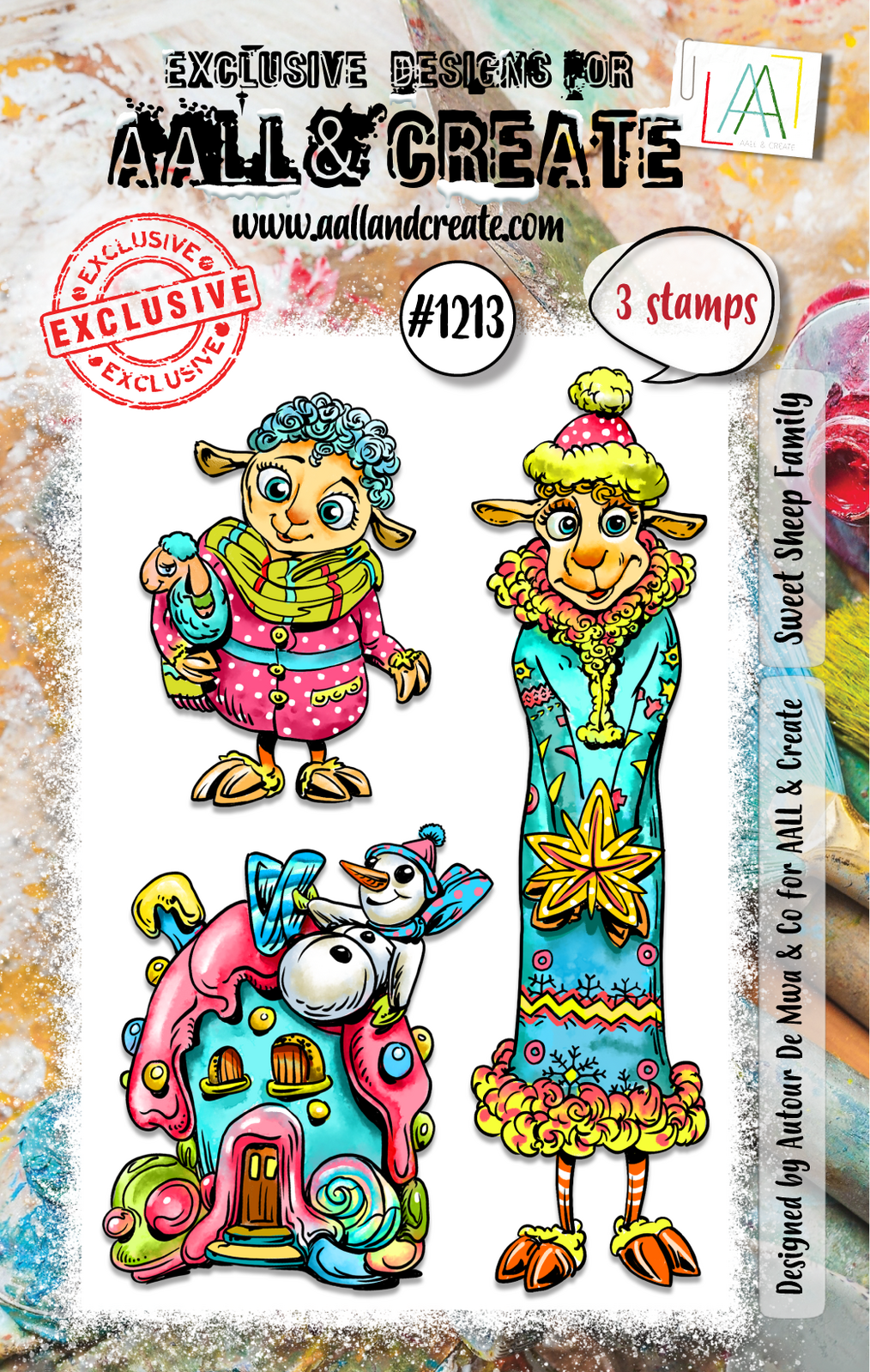 AALL & Create Stamp Set - Sweet Sheep Family