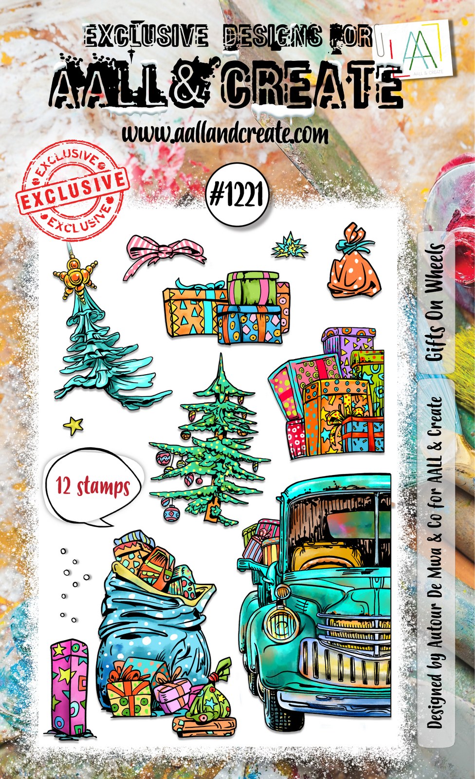 AALL & Create Stamp Set - Gifts on Wheels