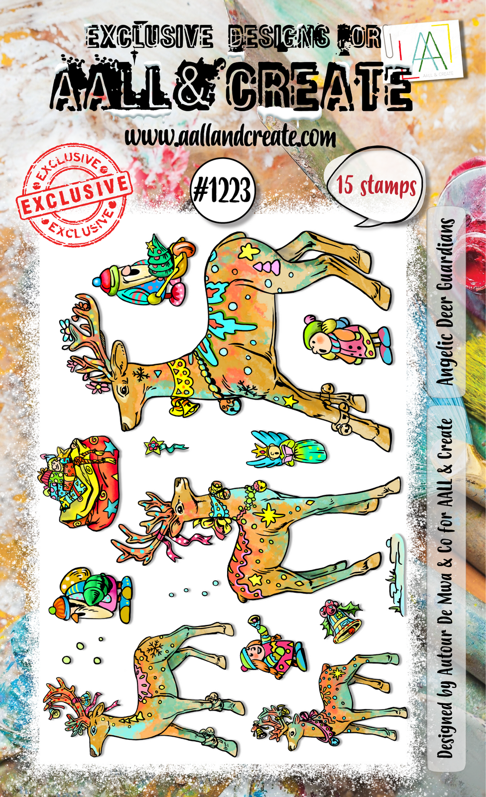 AALL & Create Stamp Set - Angelic Deer Guardians