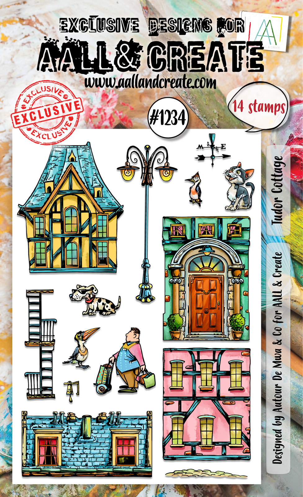 AALL & Create Stamp Set - Tudor Village