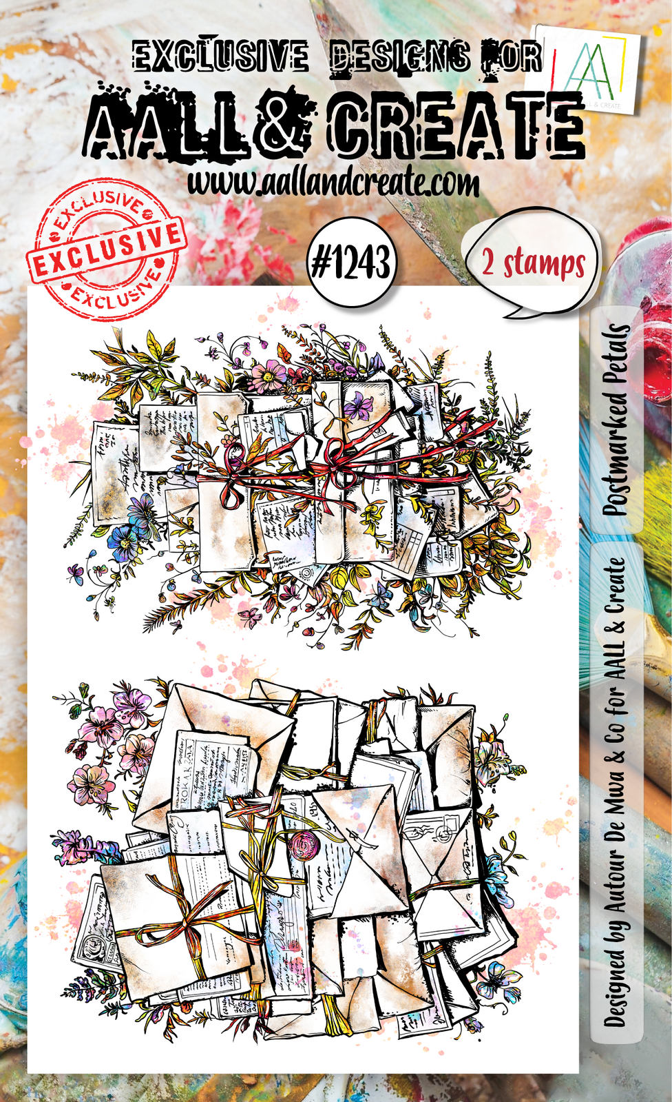 AALL & Create Stamp Set - Postmarked Petals